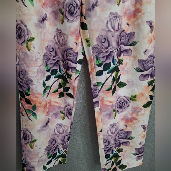 NWT a. peach Floral 2 Piece Set   Size L - Picture 5 of 12